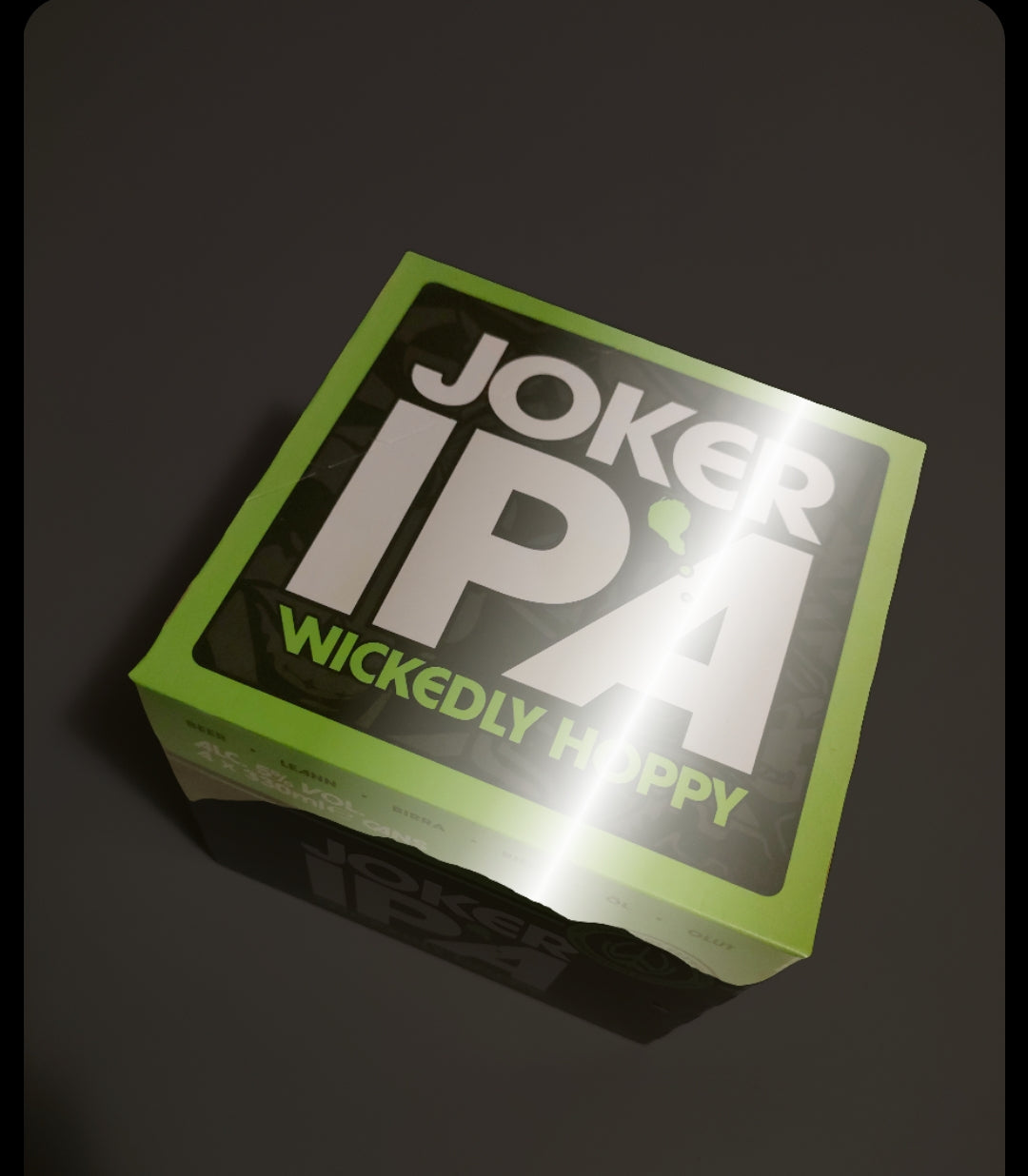 JOKER IPA 33cl - SCATOLA DA 4 PEZZI.