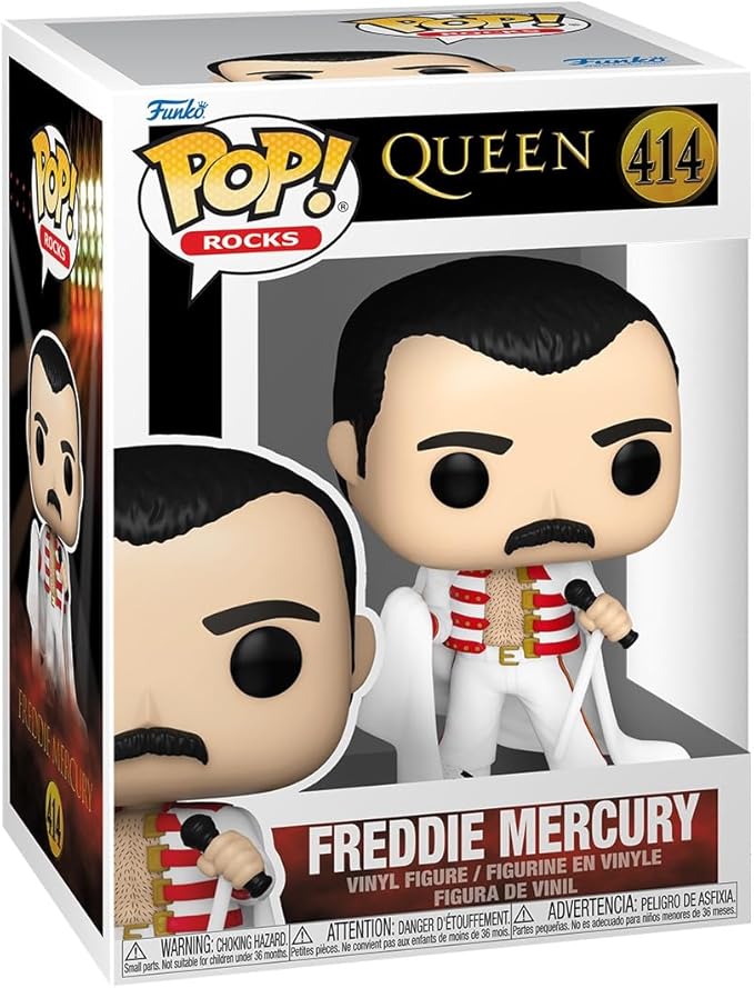 FREDDY MERCURY - QUEEN - POP FUNKO VINYL FIGURE 414