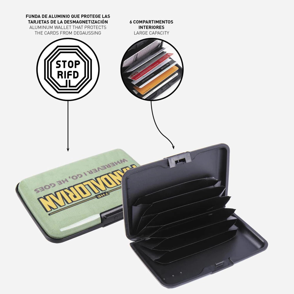 PORTA CARTE IN METALLO THE MANDALORIAN - STAR WARS